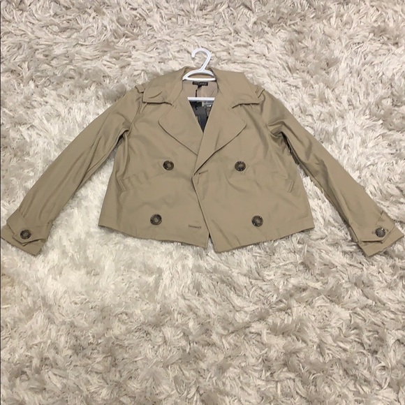Crop Trench Coat - Picture 1 of 2